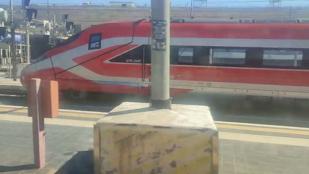 Viaggio in carrozze Frecciarossa da Napoli a Roma! Recensioni sul treno!