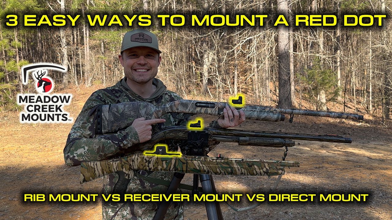 3 EASY WAYS TO MOUNT A RED DOT ON YOUR SHOTGUN