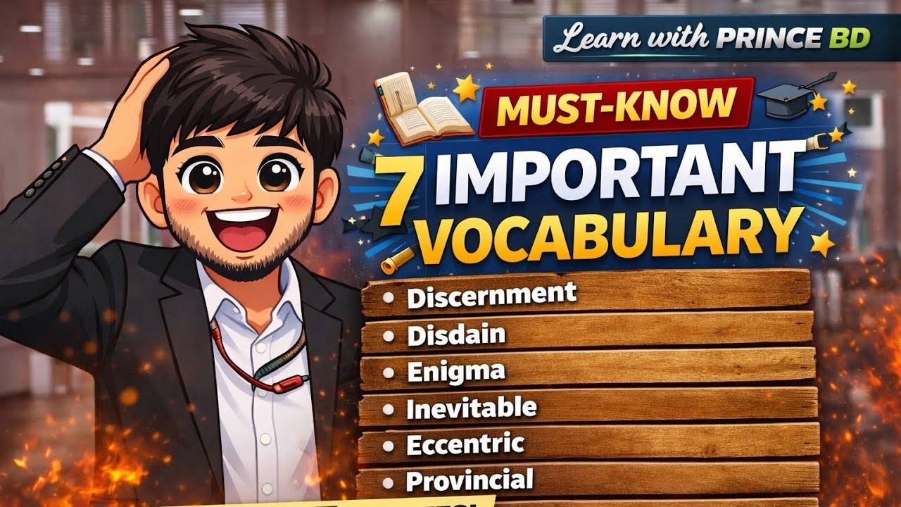 Daily Vocabulary 006. @LearnwithprinceBD 