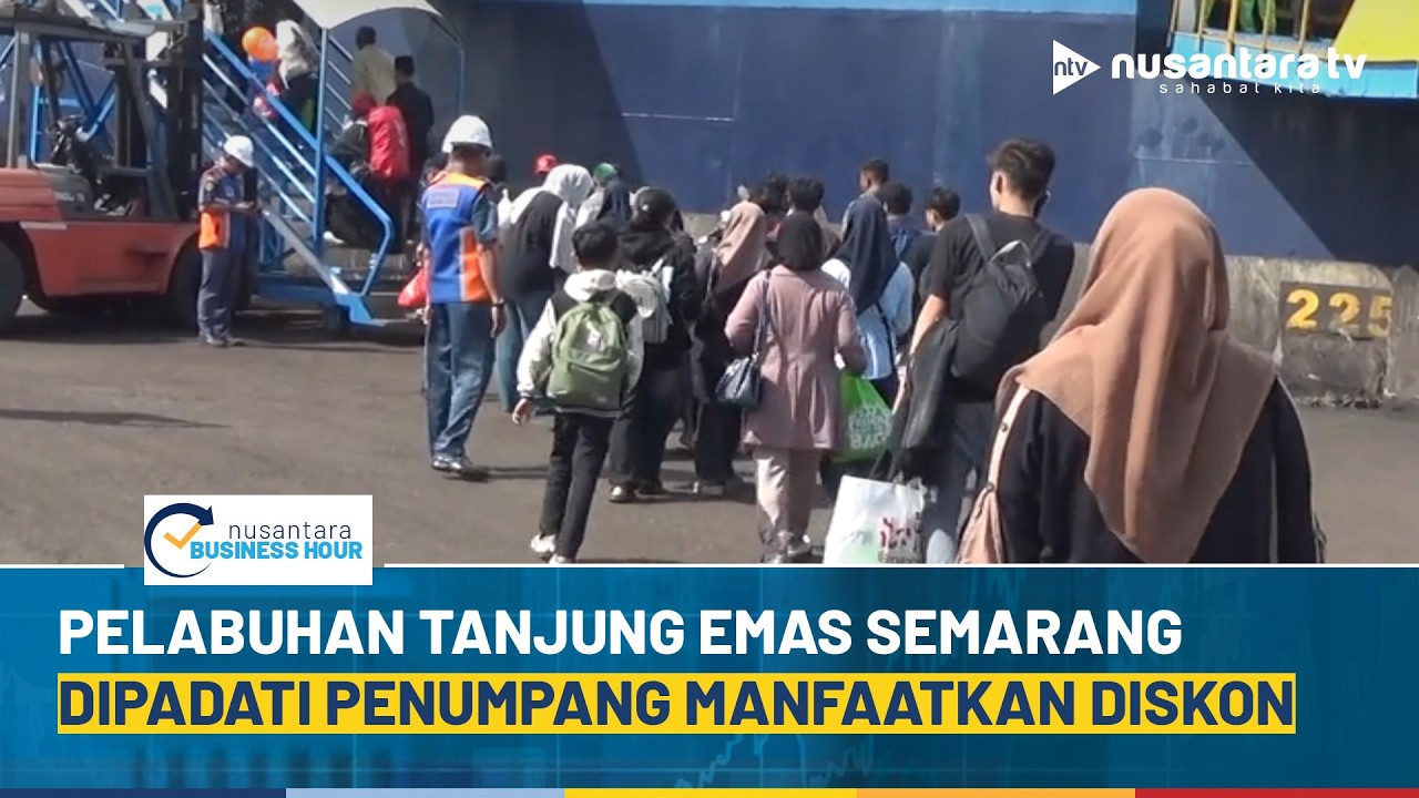 [LIVE] Pelabuhan Tanjung Emas Semarang Dipadati Penumpang Manfaatkan Diskon 30% | NBH