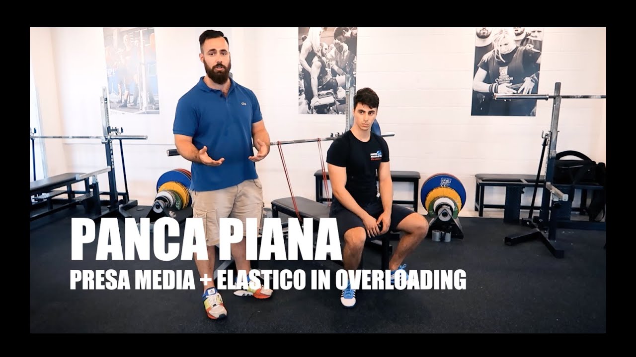 PANCA PRESA MEDIA CON ELASTICO IN OVERLOADING