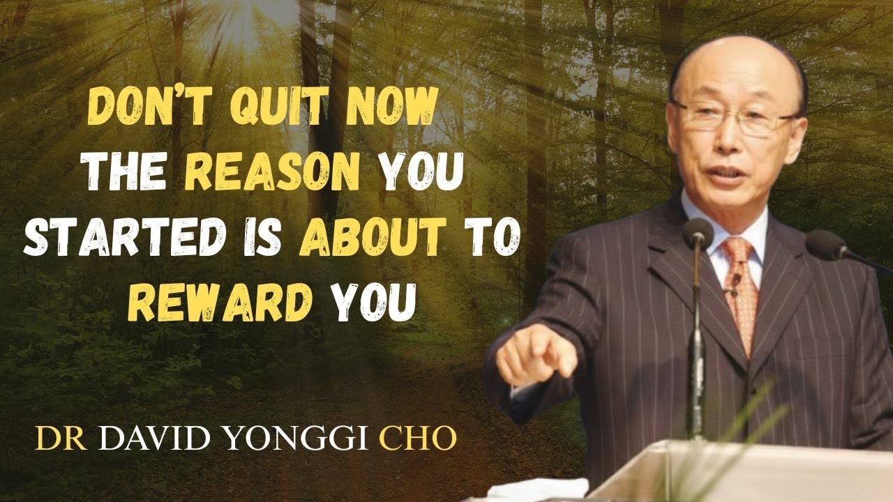 God Is Rearranging Things in Your Favor Right Now | Yonggi Zone | Dr David Yonggi Cho
