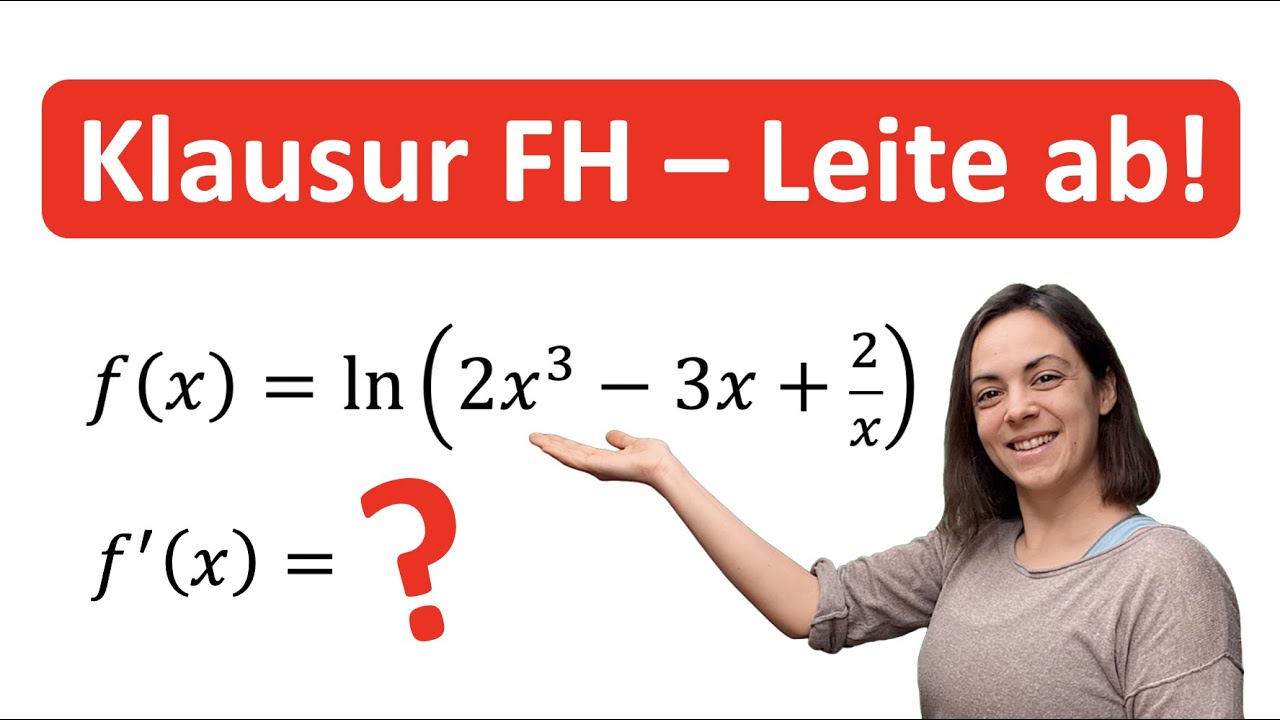 🦊 Ableitungsregeln auf Uni Niveau | FH Klausur VWL | Produktregel, Kettenregel, Logarithmusfunktion