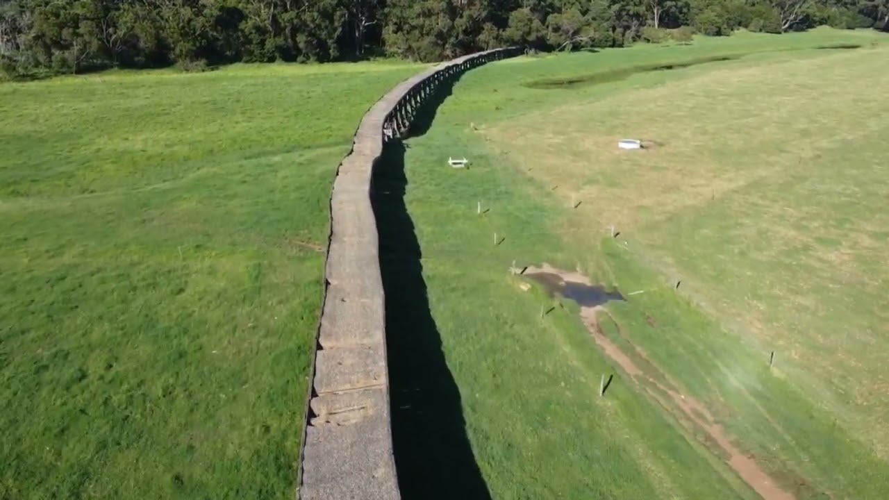 Abandoned  Railway Trestle Bridge  Orbost  vic