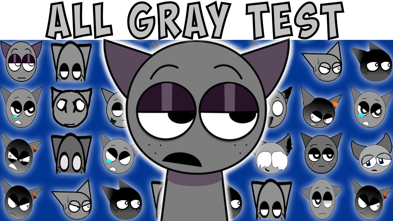 ALL GRAY TEST | FNF Character Test | Gameplay VS Playground