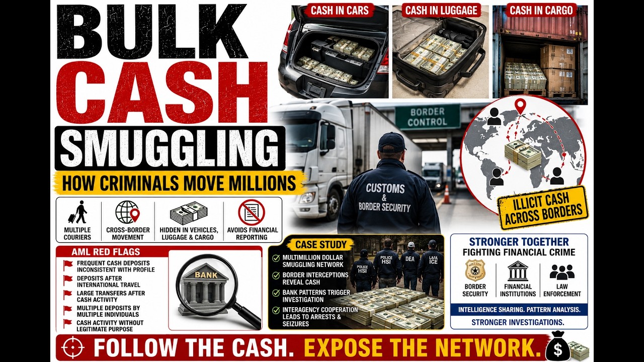 Bulk Cash Smuggling: How Criminals Move Millions Across Borders