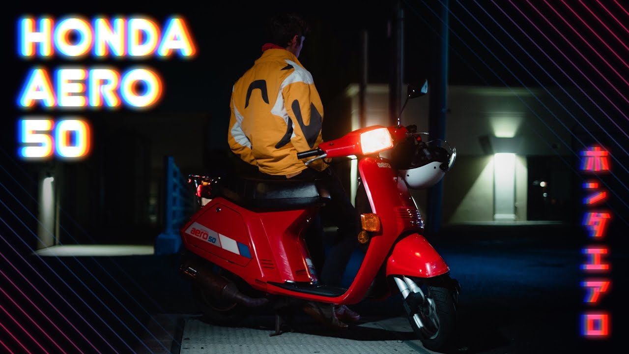 Просто ретро-скутер — Honda Aero 50 1985 года