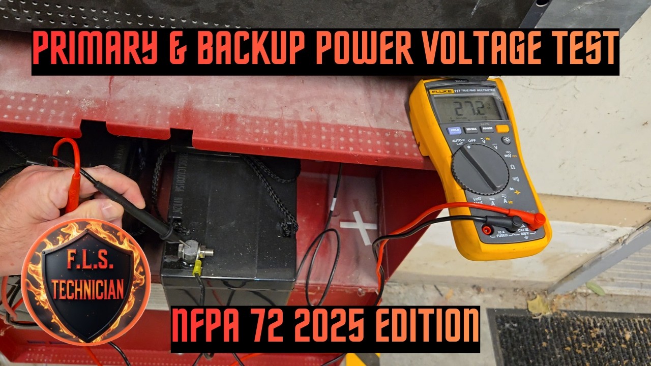 Notifier NFS-640 | How to do AC/DC Voltage Testing