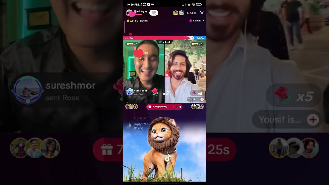 Coolboy vs yusuf tiktok live match 