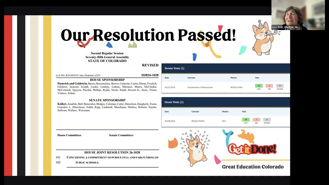 Our Resolution Passed