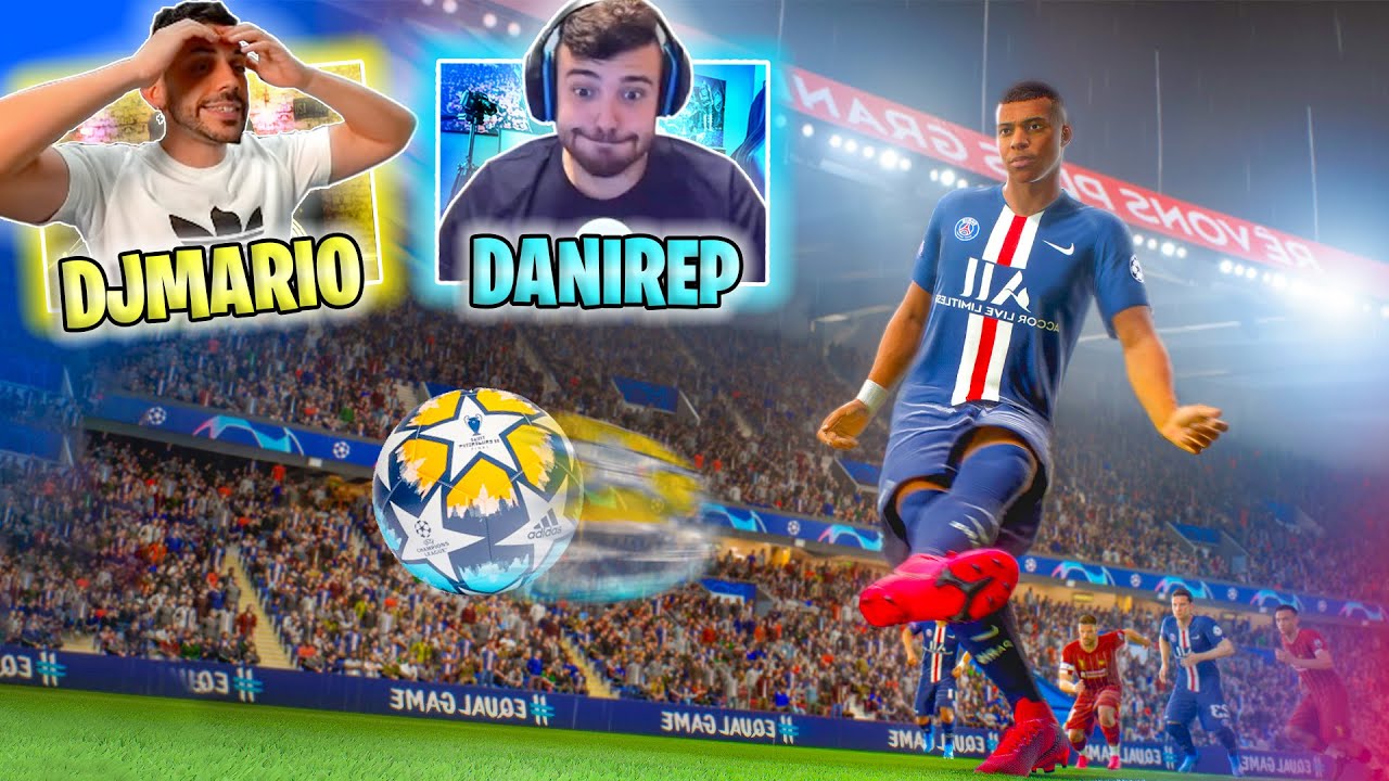 MI PRIMER PARTIDO CON DJMARIO! CON AURONPLAY Y AMIGOS!! - FIFA 22 PORCINOS FC