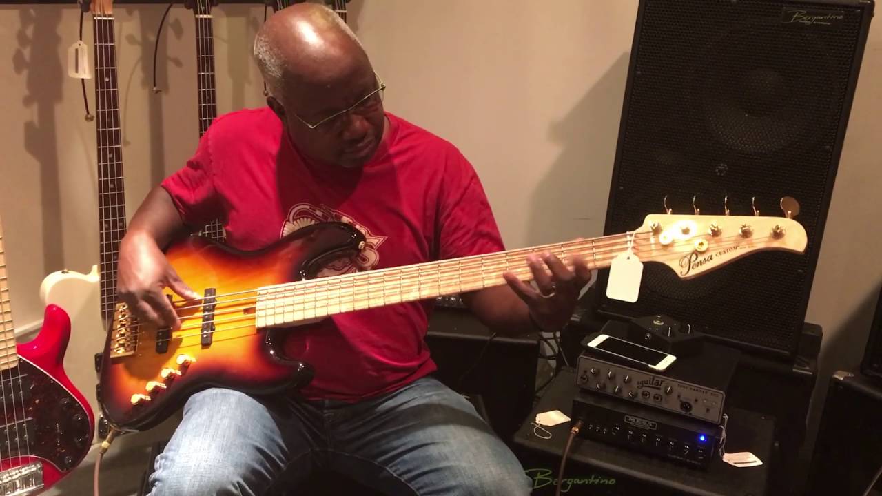 Pensa J-5 bass at Rudy's Music shop part 2