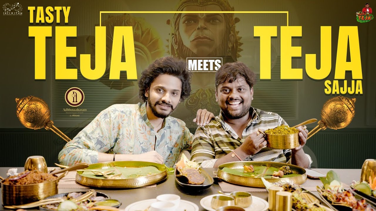 Tasty TEJA meets TEJA Sajja || HanuMAN movie || BiggBoss 7 || Pure veg with Teja Sajja || Infinitum