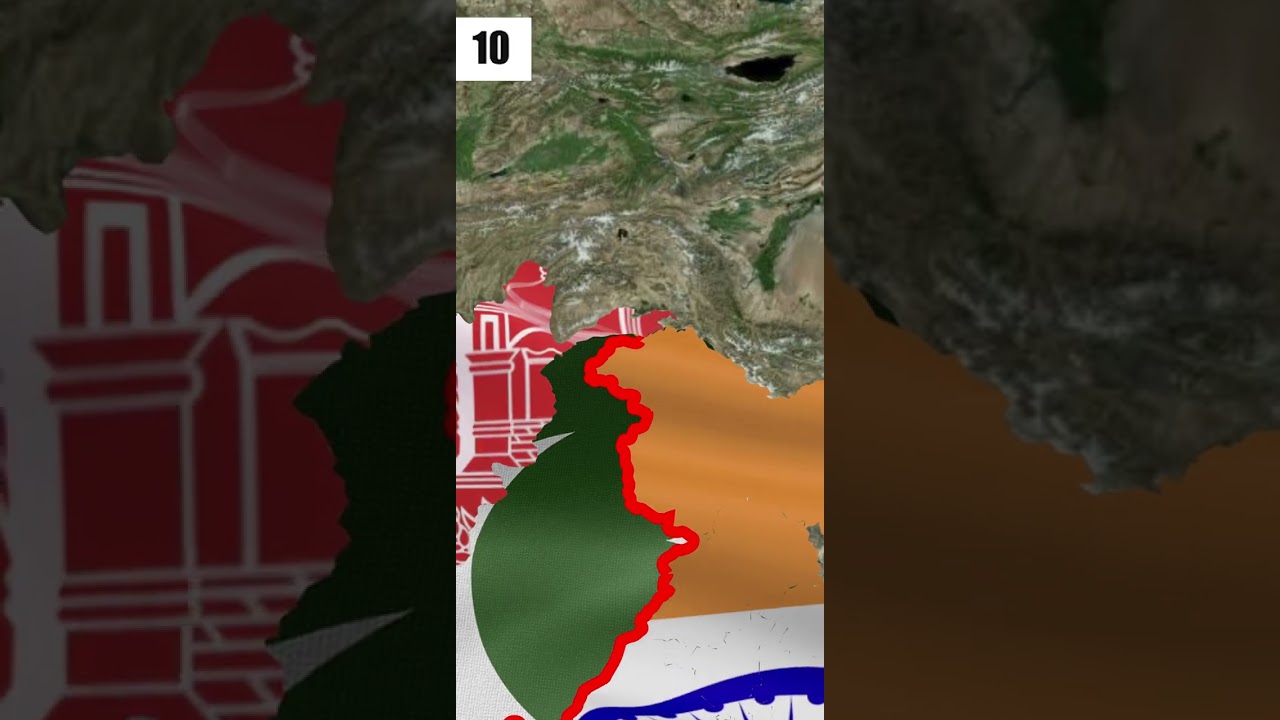Land Borders Of India #shorts #indianborder