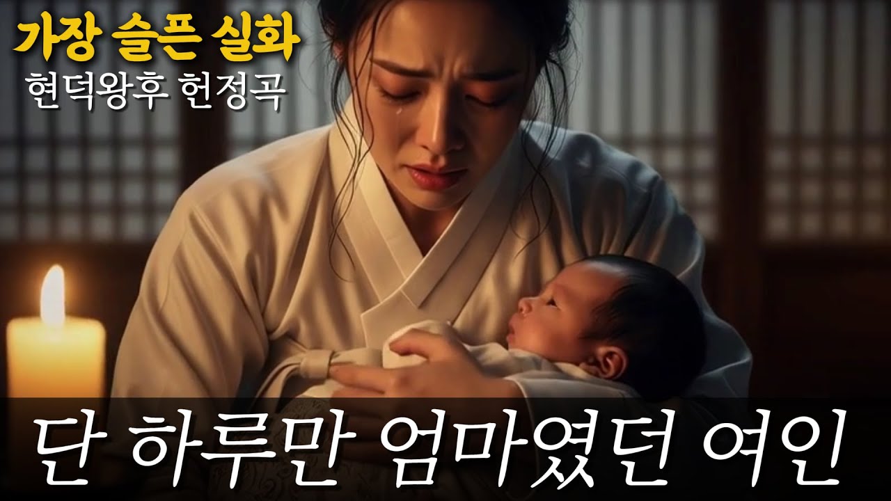 듣자마자 오열했습니다... 아들을 낳고 하루 만에 떠난 엄마의 마지막 편지 🍂 슬픈 사극풍 발라드 (A Mother for Just One Day)