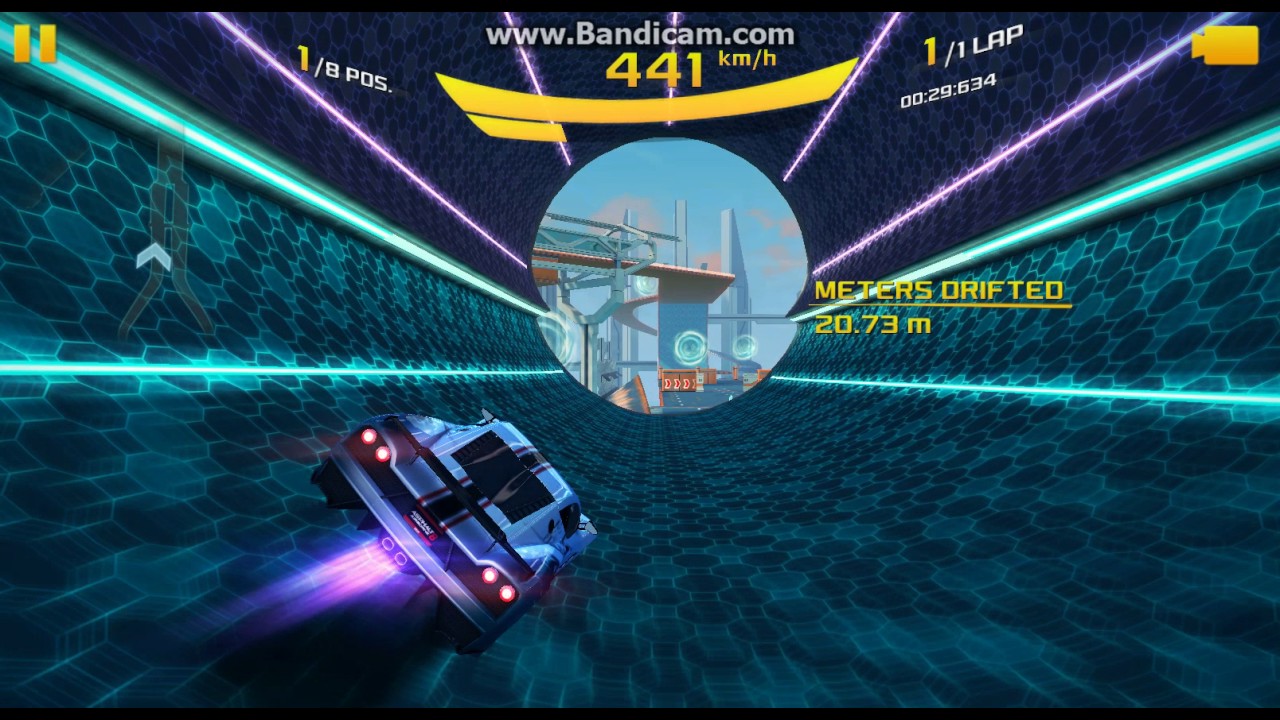 Asphalt 8 - Crazy Sector 8 Kepler Motion (max/4-3-4-3pro) 1:01:314