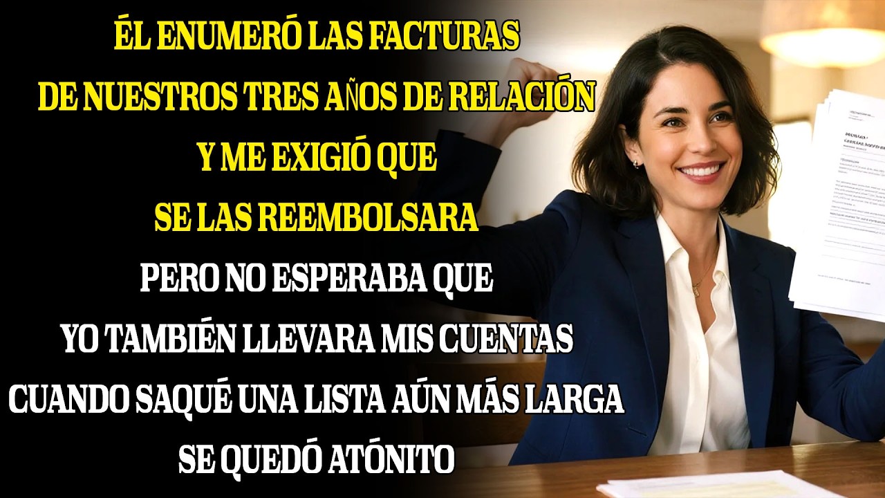 Me pasó lista de gastos; mostré una mayor y su silencio habló