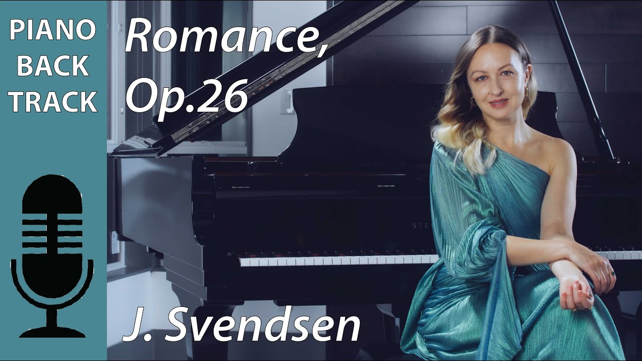 Romance, Op.26 by J. Svendsen - for violin (piano accompaniment)