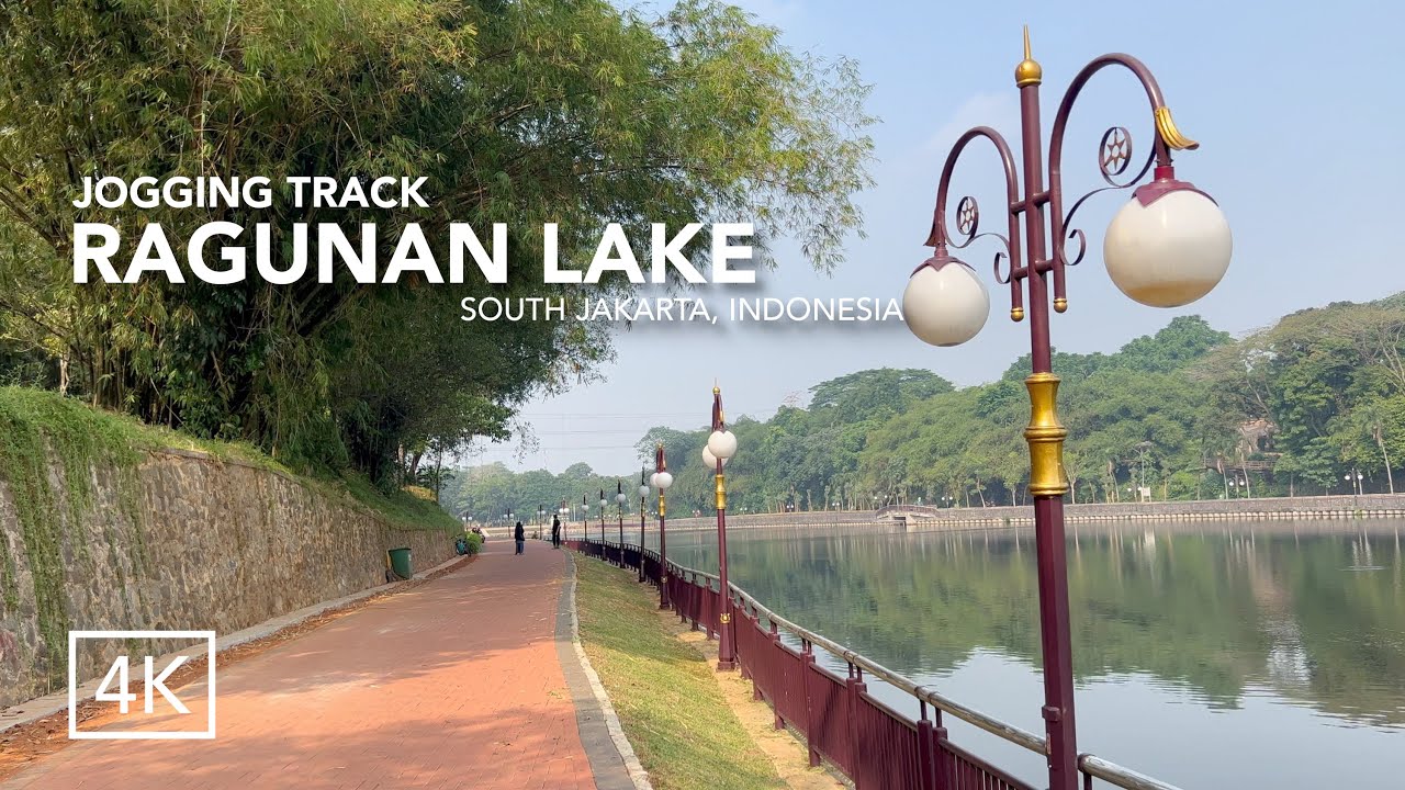 JOGGING TRACK NYAMAN DI DANAU RAGUNAN ▪︎ ASMR RILEKSASI JALAN KAKI ▪︎ CITY PARKS JAKARTA