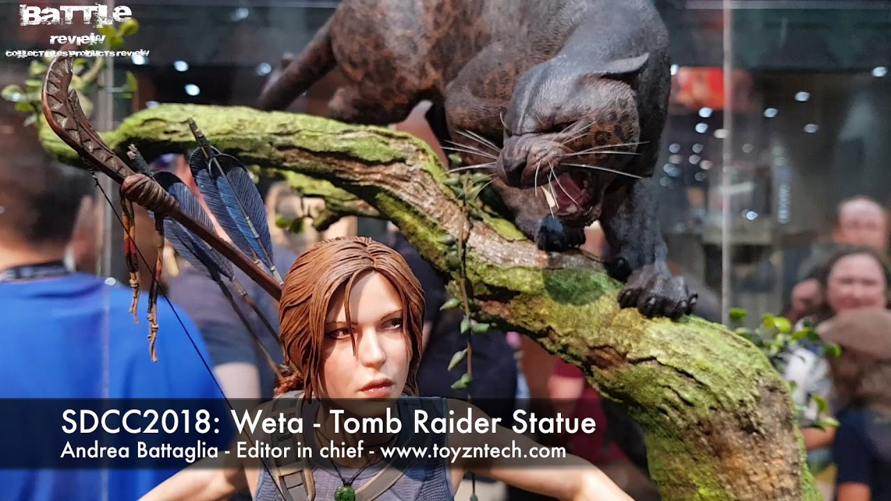 SDCC2018: Tomb Raider statue of Weta