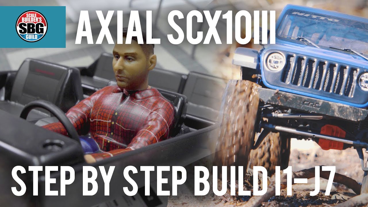 Axial SCX10III Step by Step Build I1-J7