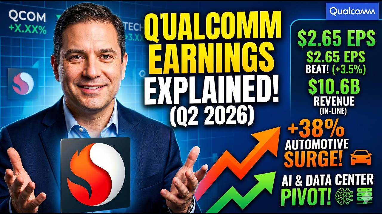 Отчет Qualcomm (QCOM) за 2 квартал 2026 года: переход к искусственному интеллекту и выкуп акций н...