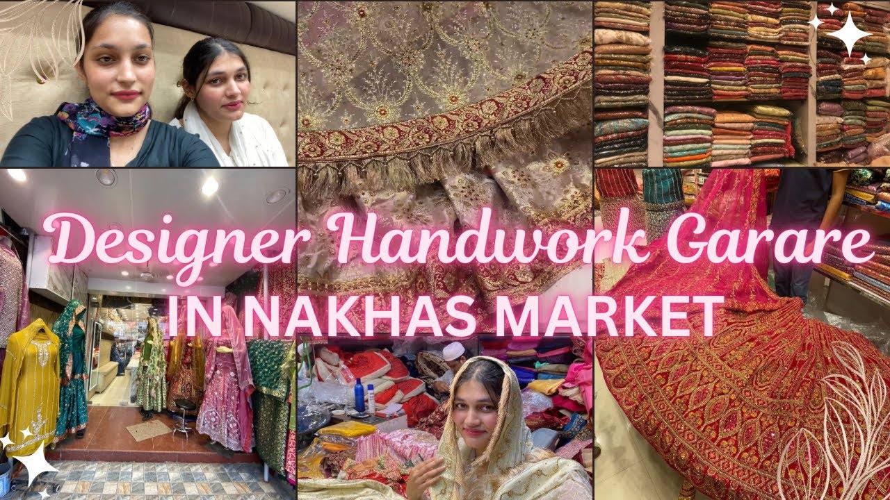 Designer Bridal Handwork Garare in reasonable price ||New Collection |Nakhas Market Lucknow||😊🙀😁😳