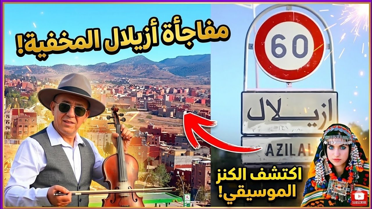 مدينة أزيلال الهادئة مع نغمات احوزار//Azilal, a haven of peace with its