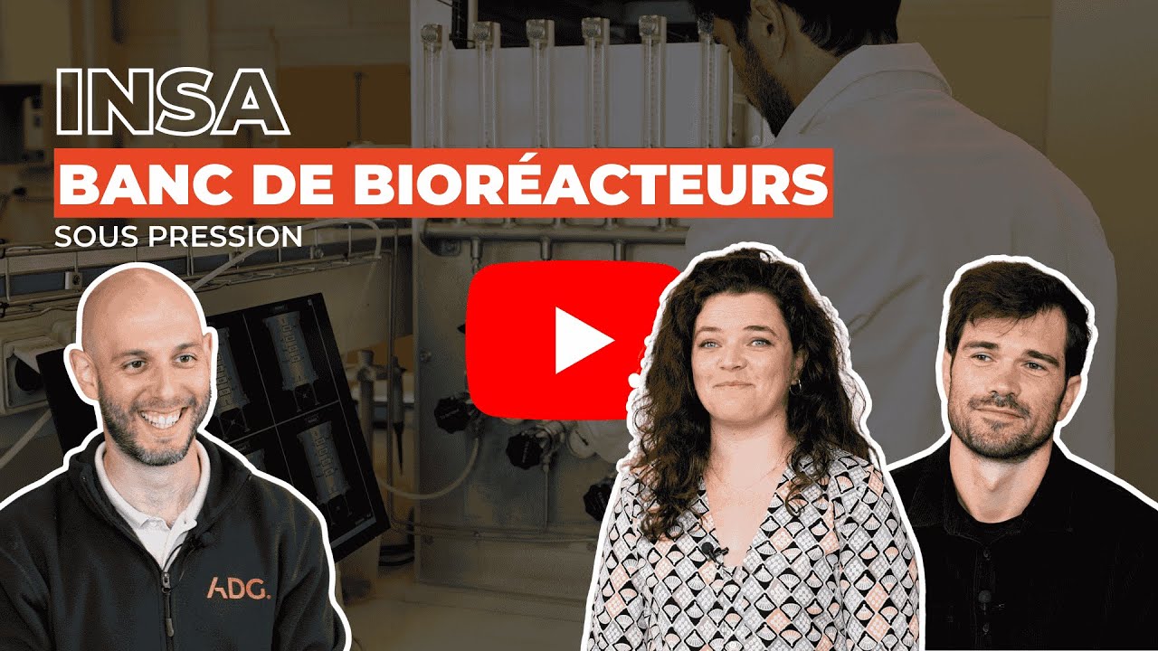 Banc de bioréacteurs - INSA X ADG