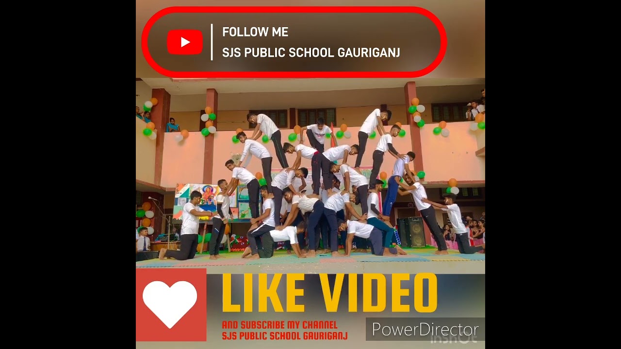 Humans Pyramid( SJS PUBLIC SCHOOL GAURIGANJ)