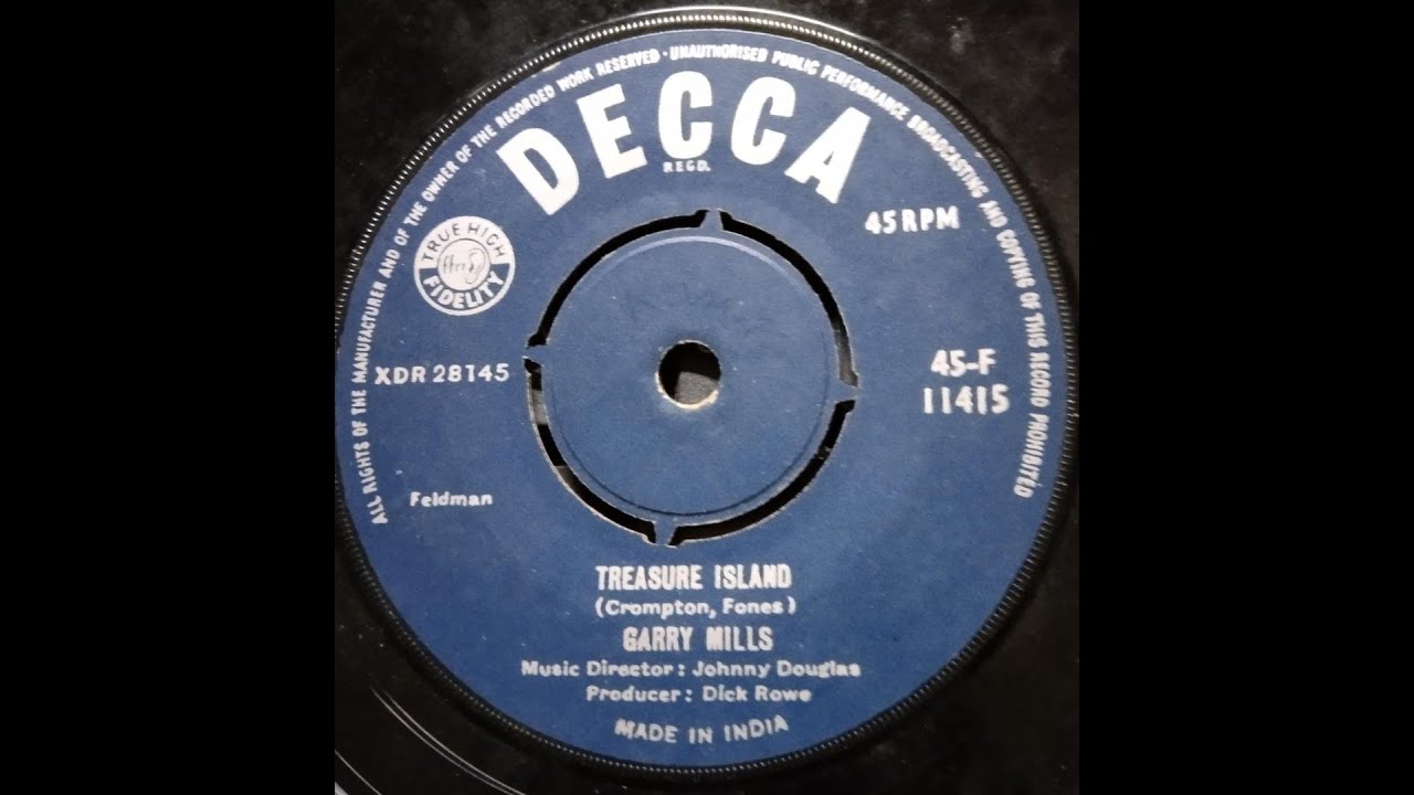 GARRY MILLS - Tresure Ialand ( 1961 )