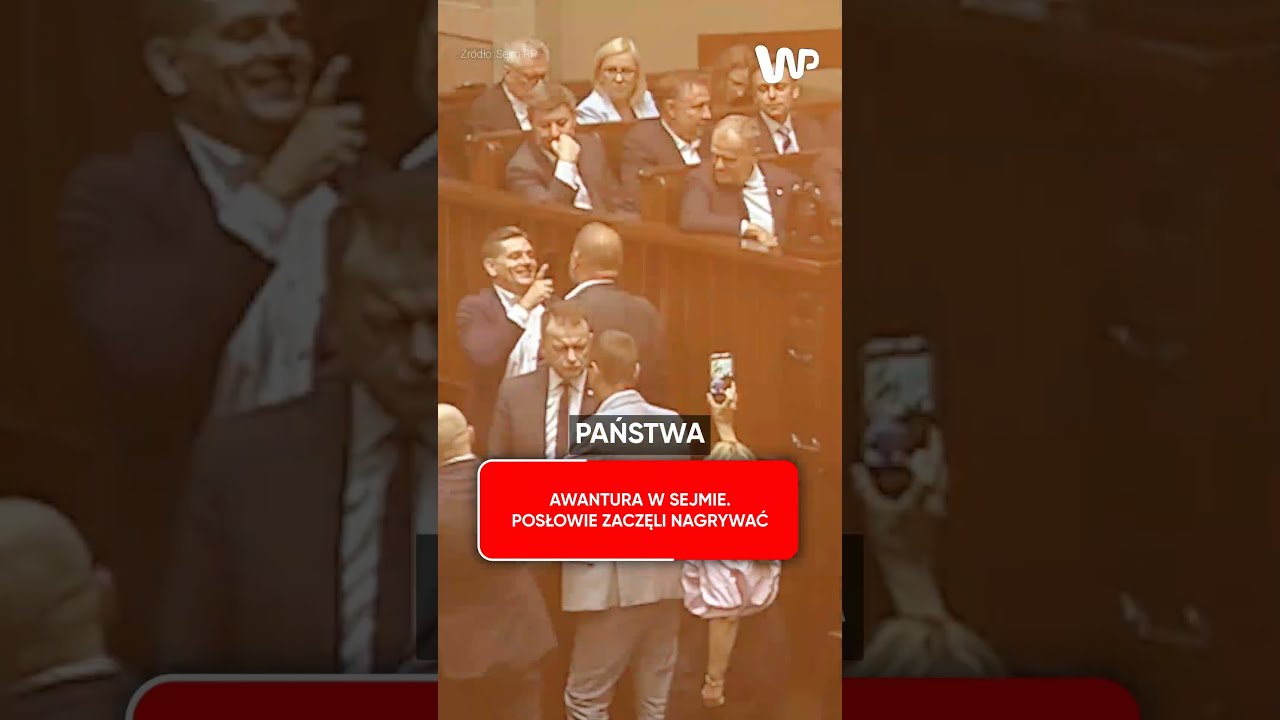 Awantura w sejmie. Posłowie zaczęli nagrywać