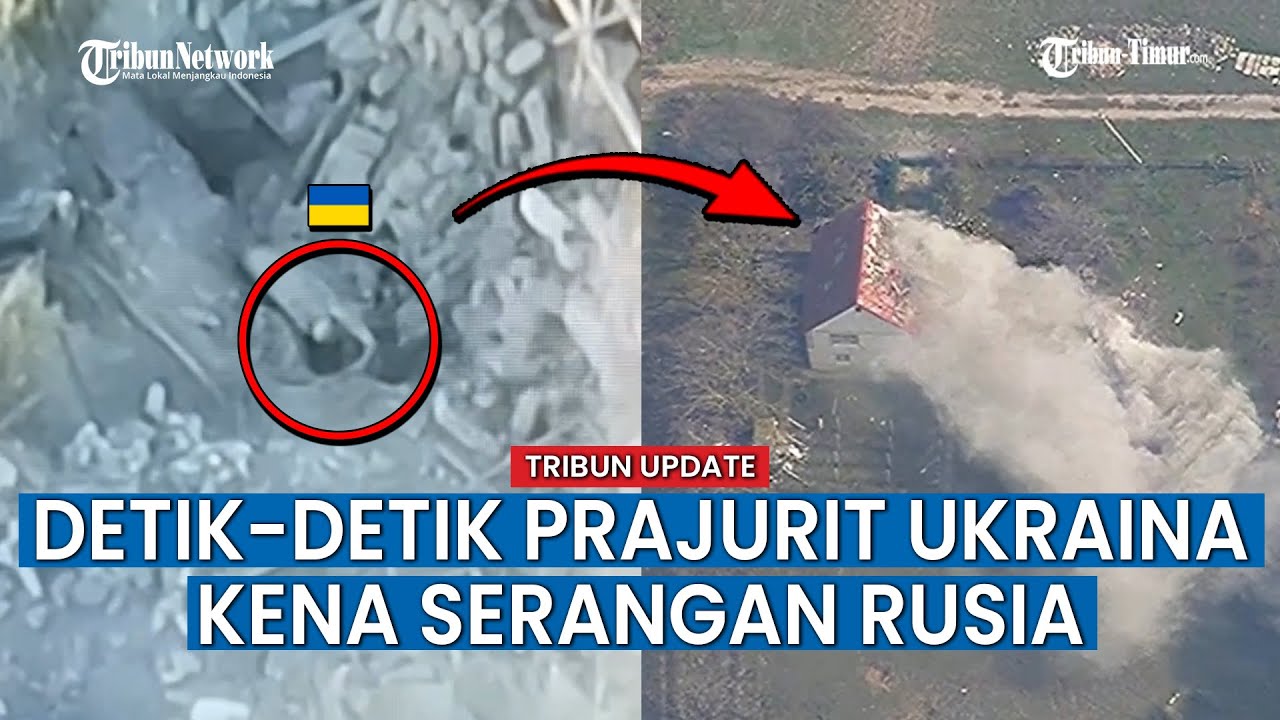 Rumah Tempat Tentara Ukraina Berlindung Kena Bombardir Rusia, VIRAL!!
