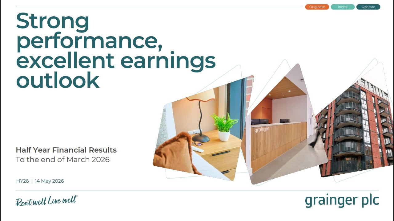 GRAINGER PLC &mdash; Финансовые результаты за первое полугодие, закончившееся 31 марта 2026 года