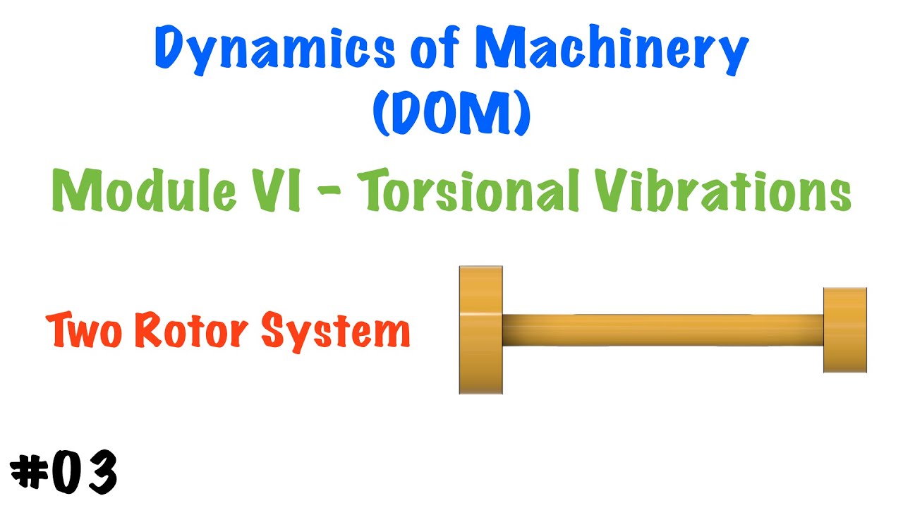 Two Rotor System - Torsional Vibrations | Dynamics of Machinery | DOM Module 6 | KTU S6 ME