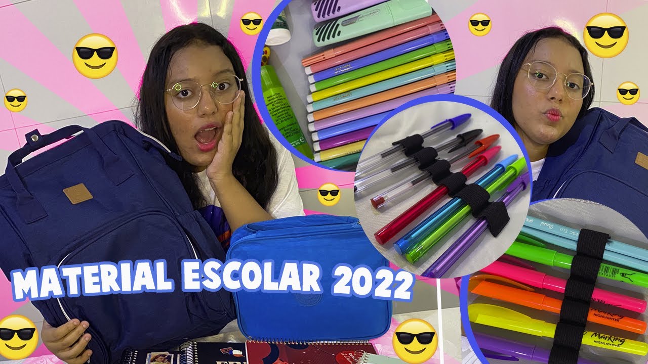 MEU MATERIAL ESCOLAR 2022!! 📚✏️