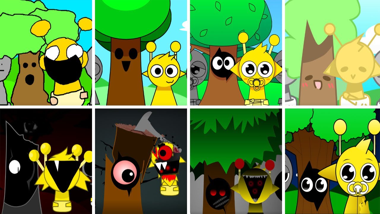 Incredibox - Sprunki, но ТОЛЬКО MR TREE и SIMON во ВСЕХ модах Babies