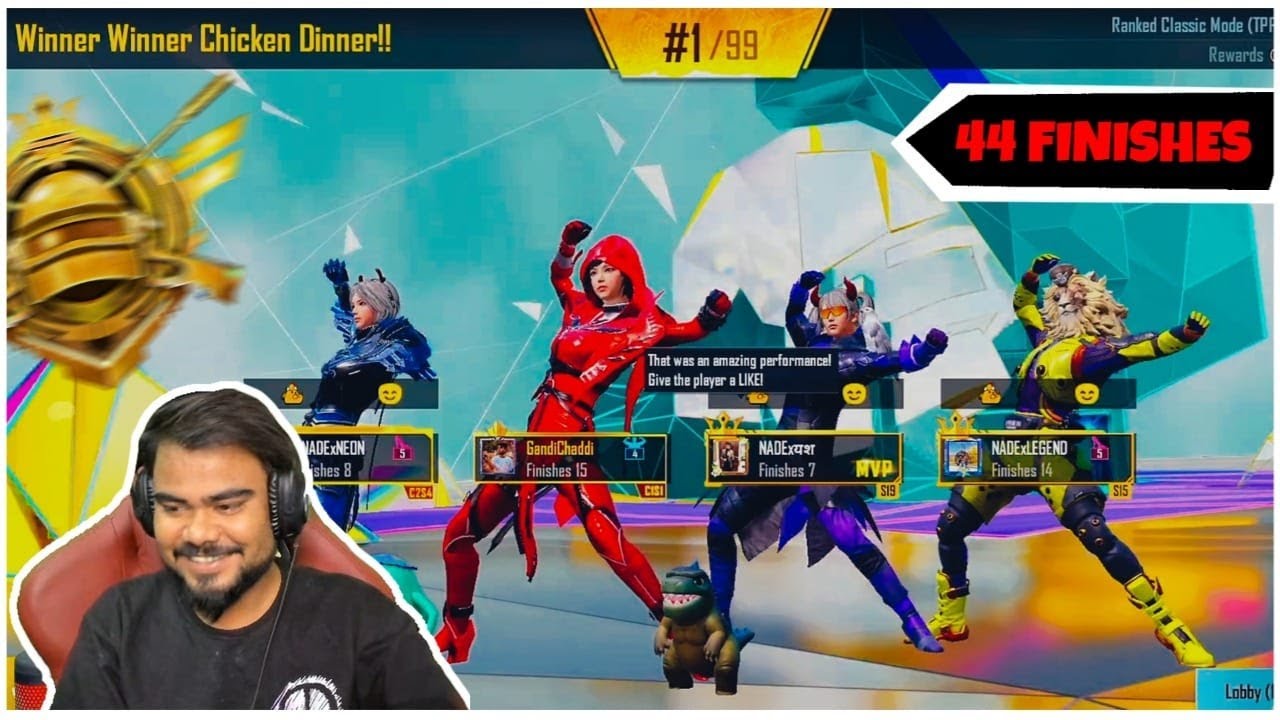44 KILLS IN TOP 200 LOBBY 😎😎 II ANTARYAMI GAMING
