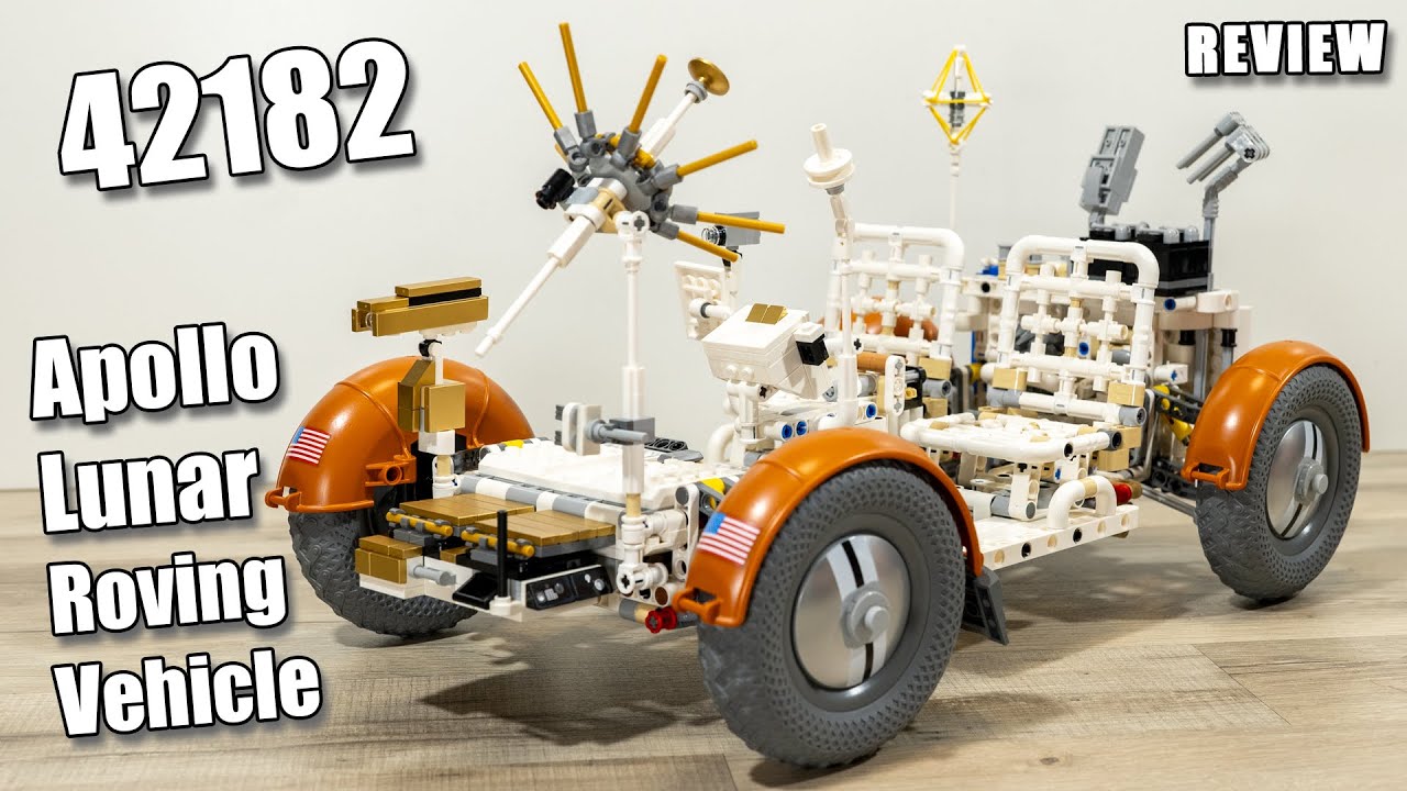 LEGO 42182 Review | LEGO Technic Apollo Lunar Roving Vehicle | Showcase 42182 | LEGO Space 2024