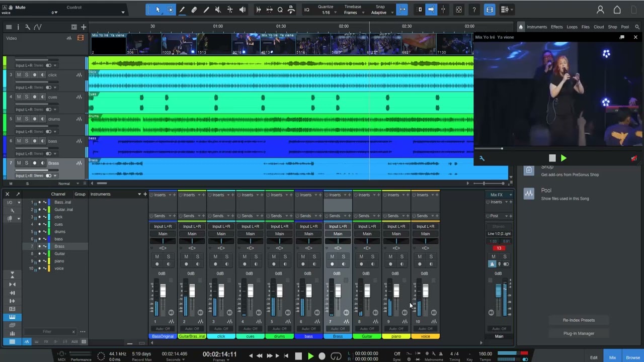 Mix Yo Iré + Ya viene la Recompensa Ministración Hannah Ponce en Ebenezer Nuevo Amanecer multitrack