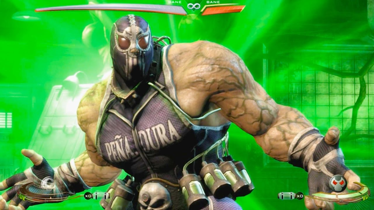 Injustice: Gods Among Us - Bane Super Move on all Characters 4K 60FPS gameplay All Costumes