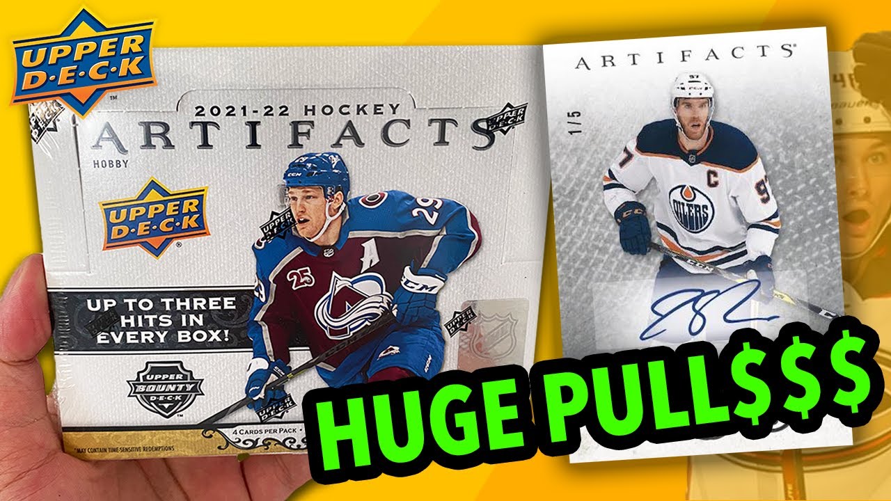Another MASSIVE HIT | Upperdeck Artifacts Hobby Box Break x2 (2021-2022)