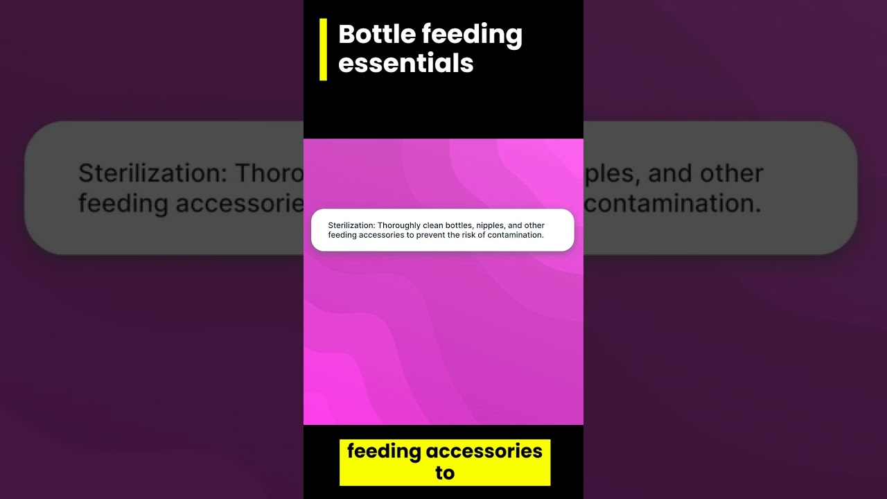 Introducing the Must-Have Bottle Feeding Essentials! 🍼✨ #BottleFeeding #BabyEssentials
