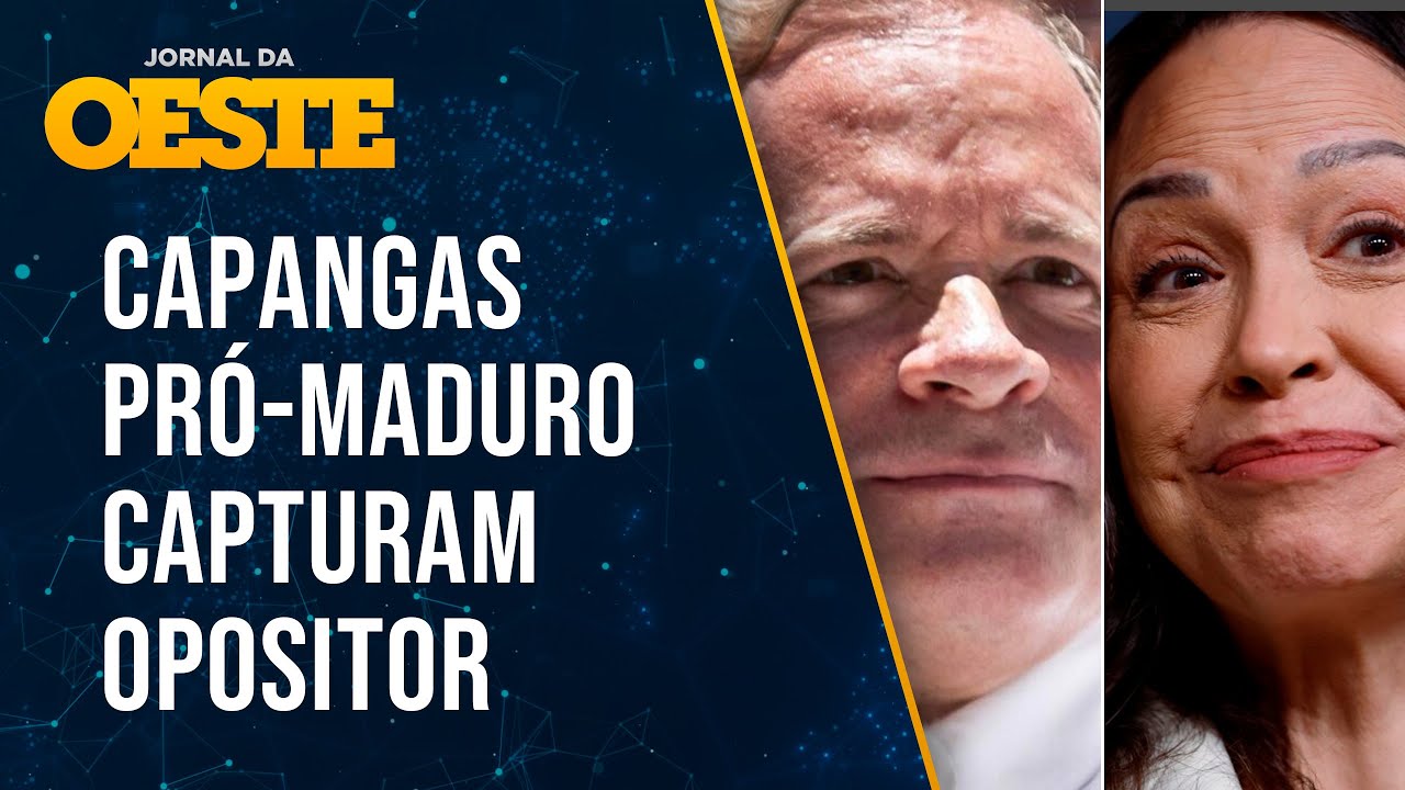 Sicários à paisana sequestram aliado de María Corina Machado na Venezuela