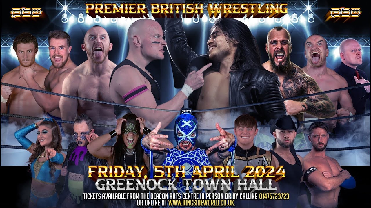 Premier British Wrestling - Live from Greenock - April 2024 - Full Show