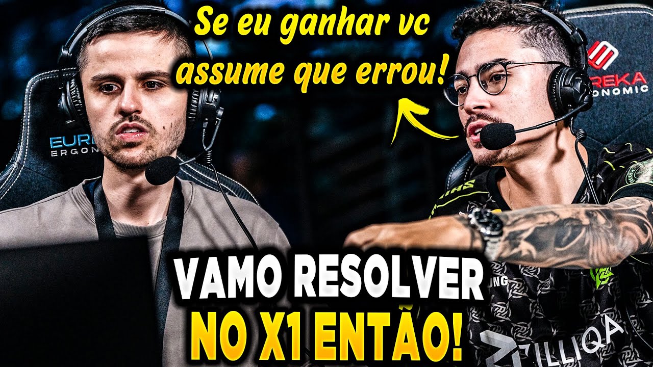 CHAMOU PRO X1 DEPOIS DA PARTIDA! - RAZAH