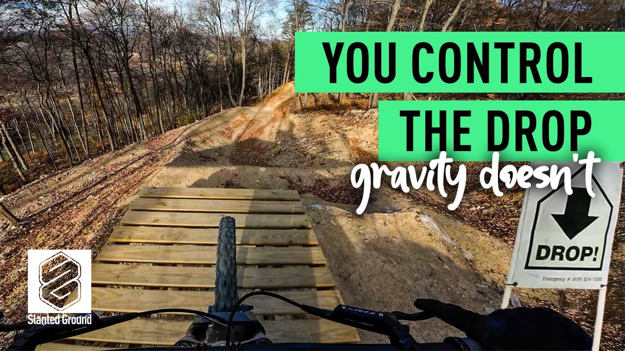 Ride mountain bike drops in total control-learn how-it's easy #mtb #mountainbike #howto