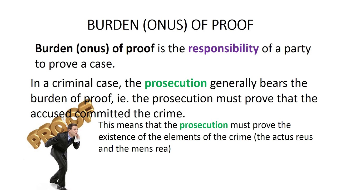 Presumption of innocence
