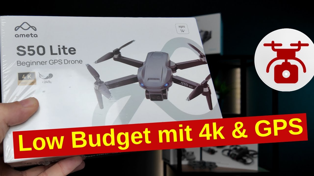 🚀 Ameta S50 Lite Review &ndash;  g&uuml;nstige 4K GPS Drohne von Amazon Low Budget f&uuml;r Drohnen Anf&auml;nger! 🎥