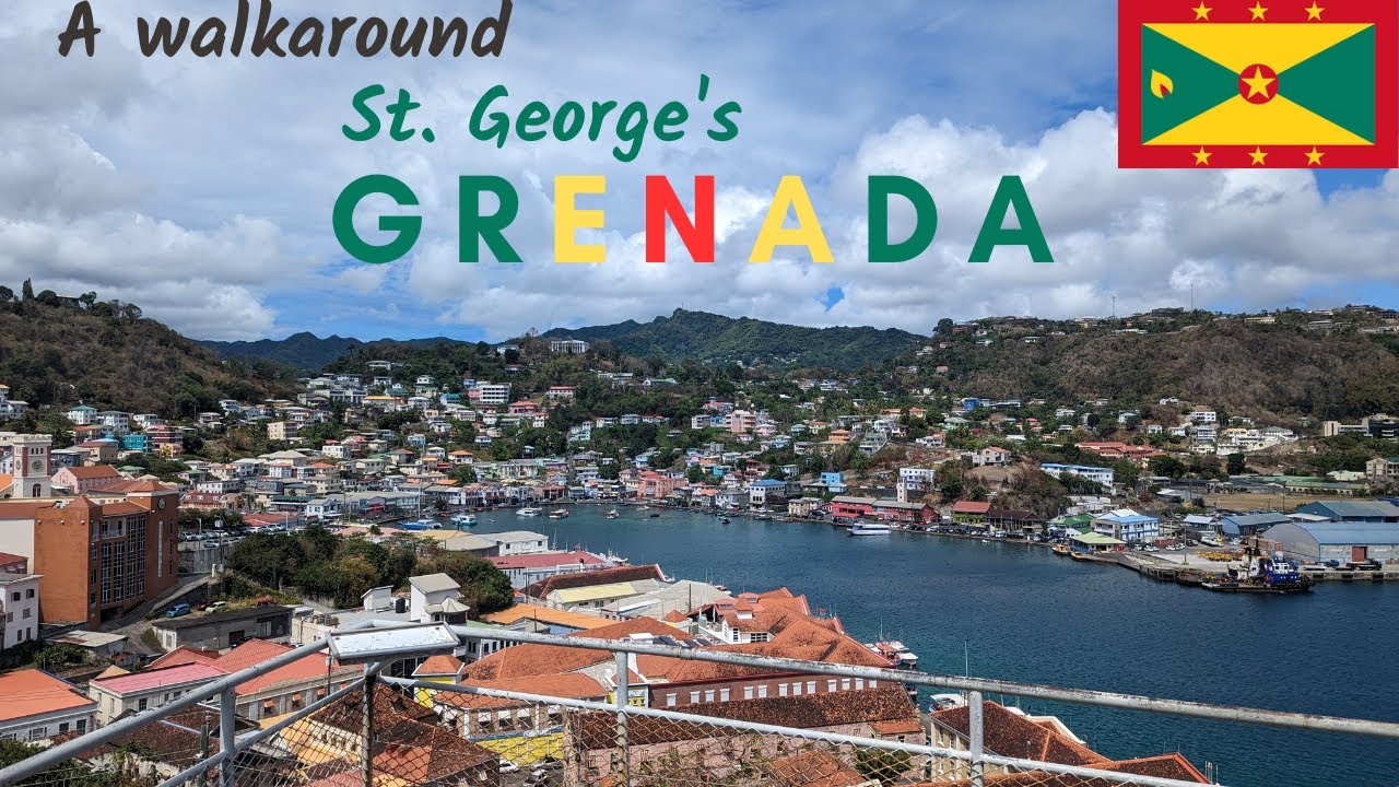 A walkaround St. George's, Grenada 🇬🇩 | Fort George tour + views| PART 1